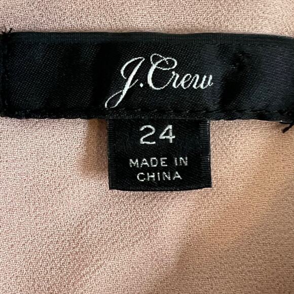 J Crew Womens Crushed Velvet Tank Top Size 24 Blush Pink Sleeveless Flowy - Picture 4 of 6